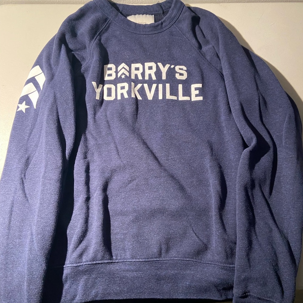 Barry’s Bootcamp Yorkville Navy Crewneck Sweatshirt